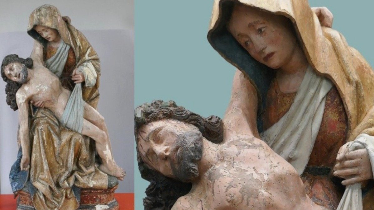 La "Pieta de Bouvines" (59) et les Vierges de Pitié dans l'art, du XIVe au XXe siècles